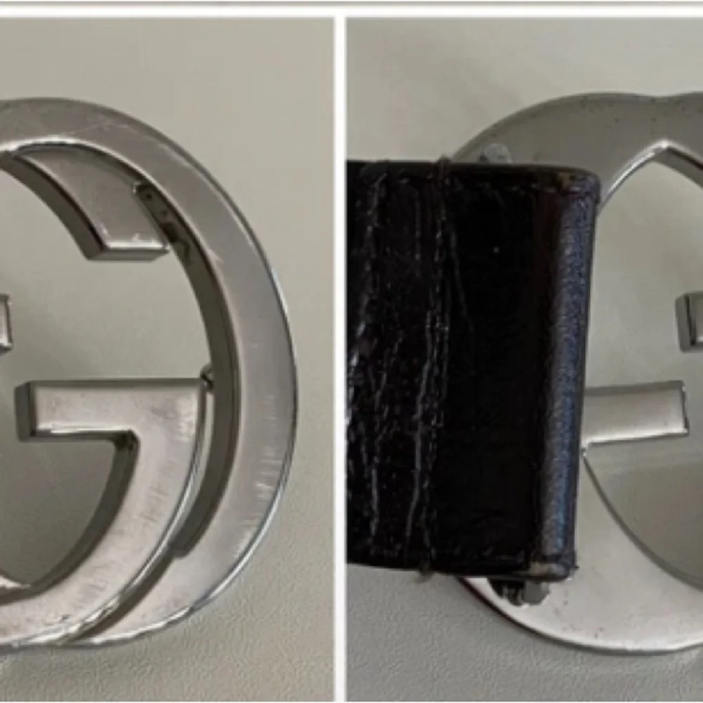 Gucci Men's Black, Green, and Red Belt